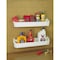 Rev-A-Shelf Polypropylene, White, 7.88 in W, 3.56 in H, 4.25 in D, 4.25 in L, White 6232-08-11-52 - alternate 4